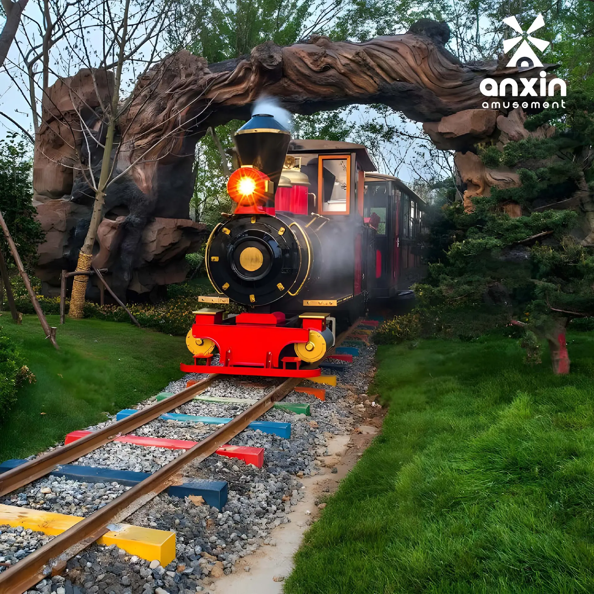 Classic Steam Track Train