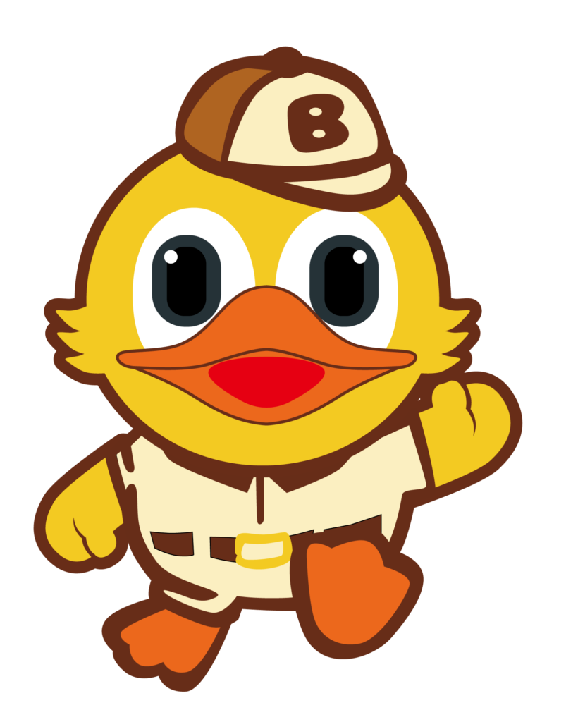 RAVE DUCK IP character in various poses and expressions
