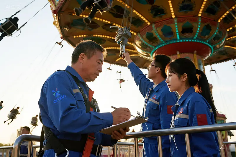 Amusement equipment design and maintenance services