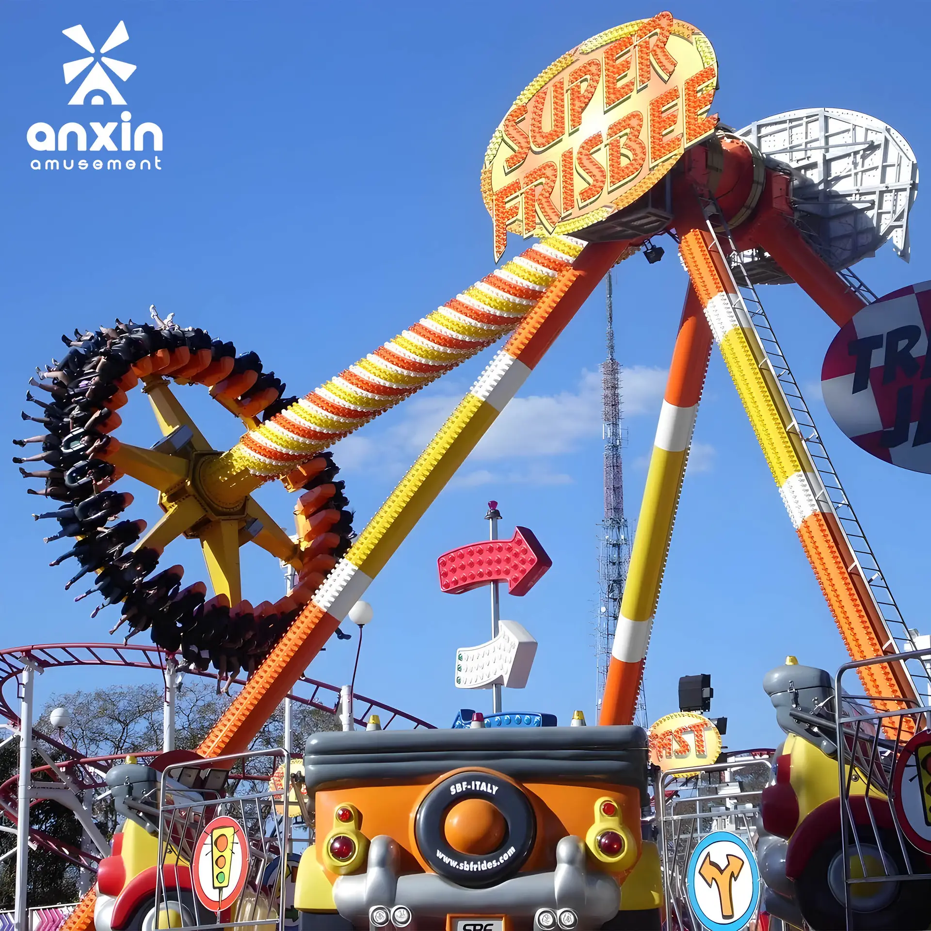Customizable Giant Swing Hammer Ride | Extreme 360° Swing & Themed Design for Adrenaline Junkies