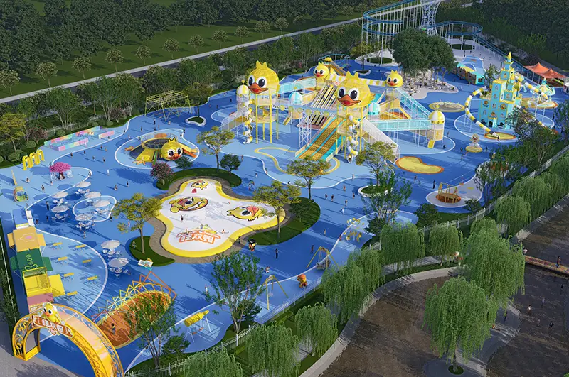 Amusement equipment case renderings