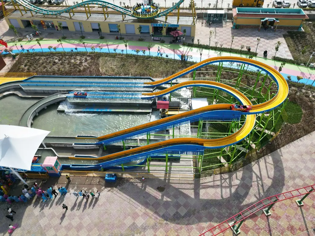 Premium Water Log Flume Ride: Ultimate Splash Thrill & Interactive Water Attraction