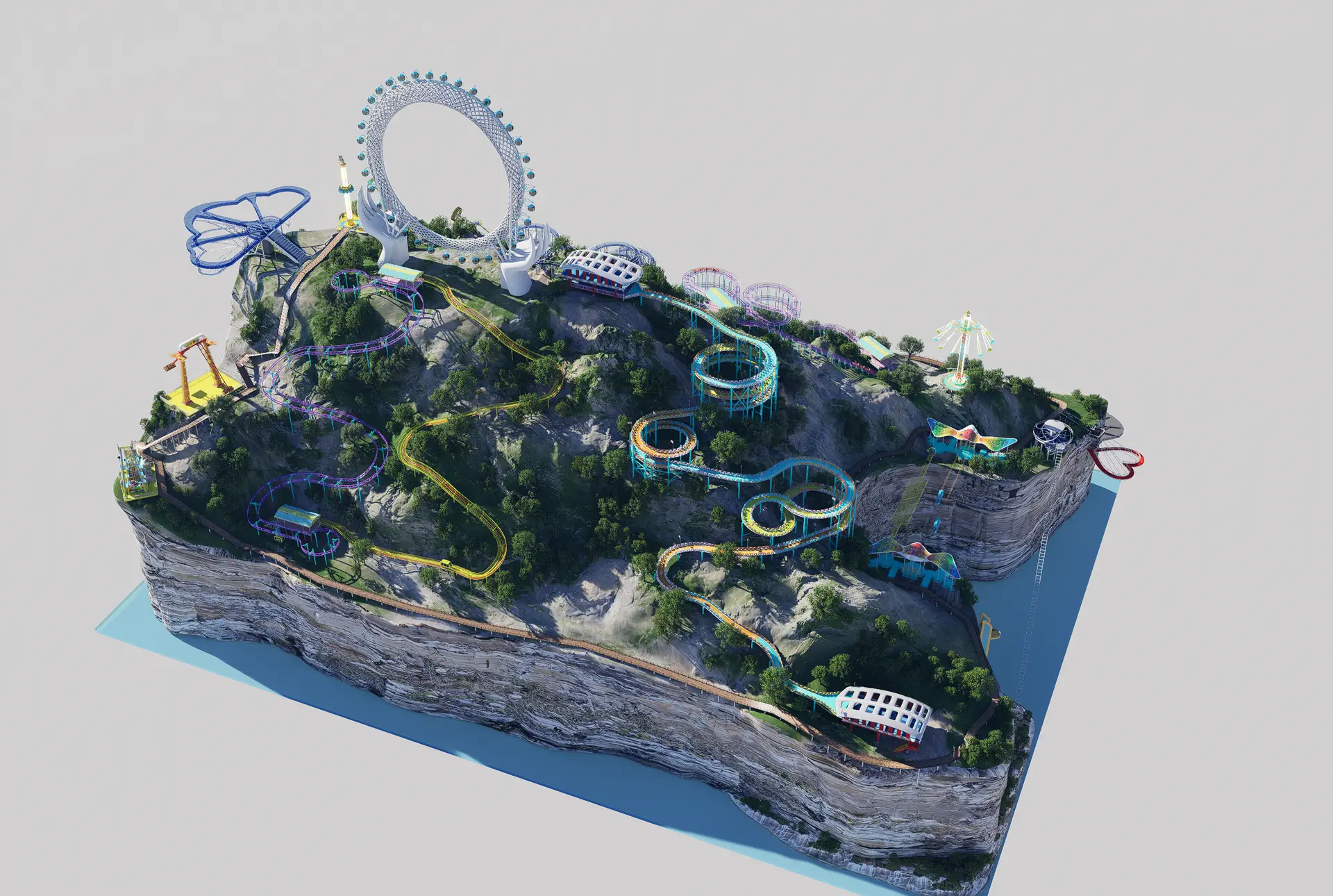 Custom theme park design