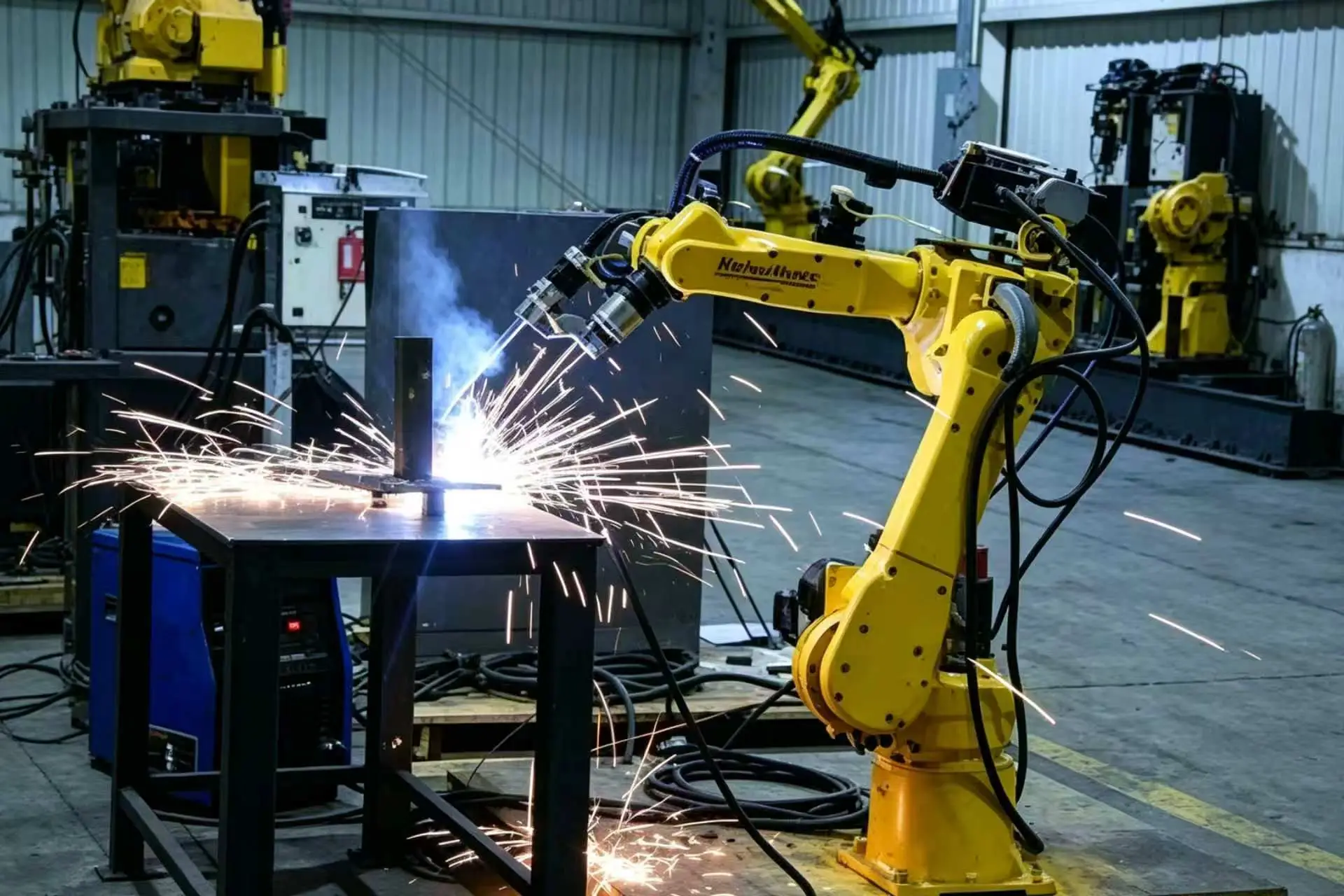 Electric welding technology is used in amusement equipment