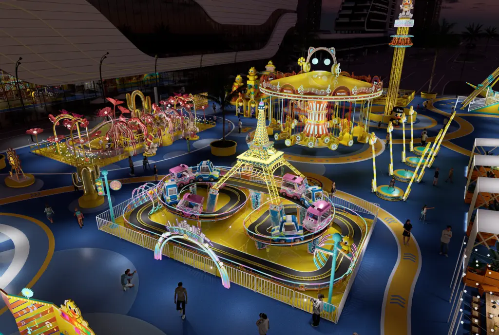 Non-powered amusement park