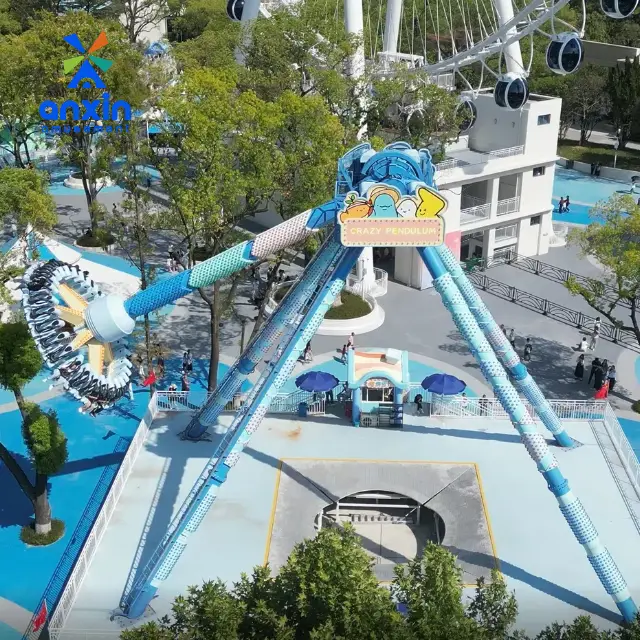 Heavy-Duty Giant Swing Hammer Ride | Advanced Safety System & Durable Pendulum Equipment