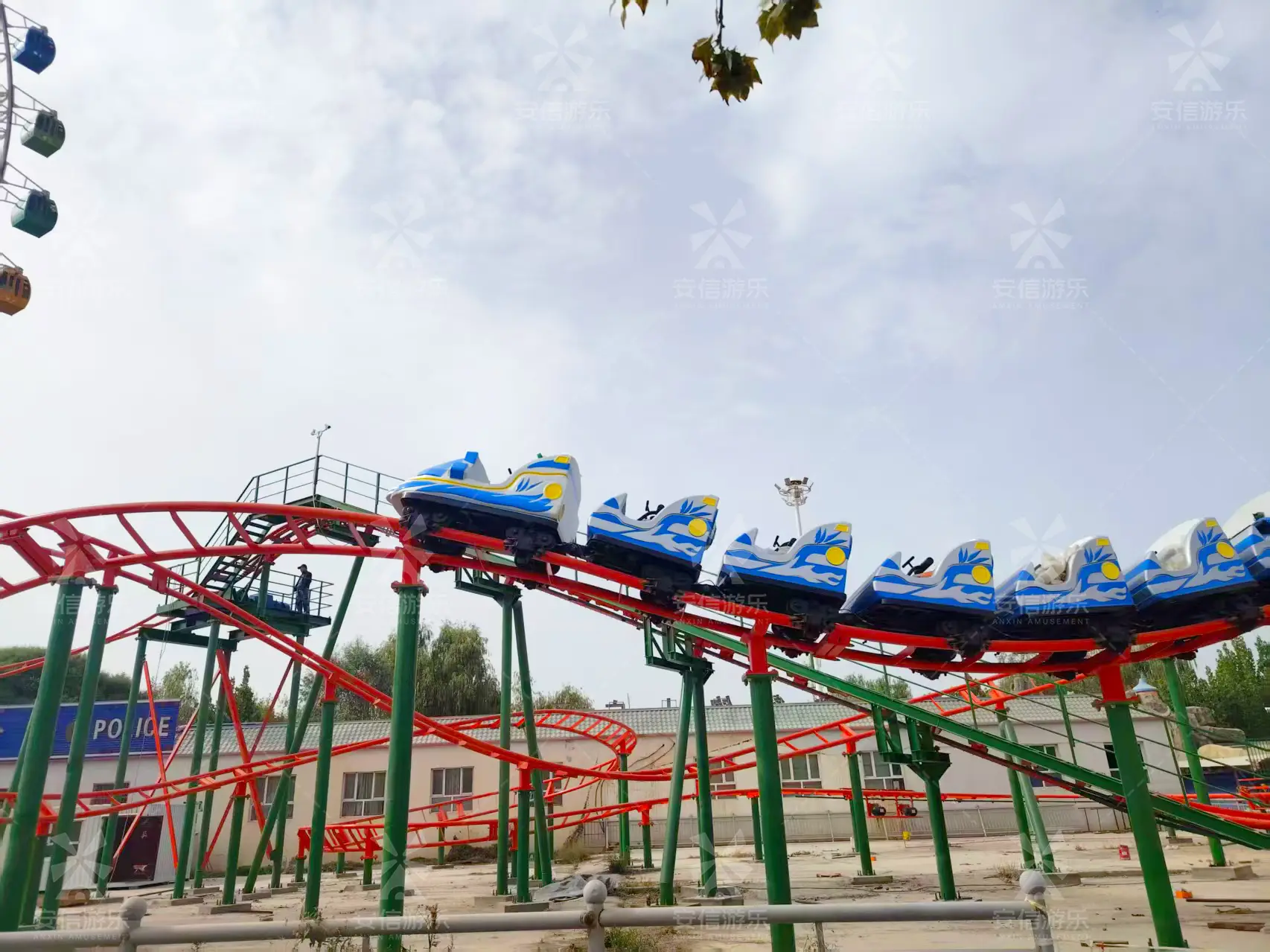 Type I Family Roller Coaster | High ROI Mini Train Ride | Compact Amusement Equipment for Malls & Parks