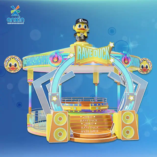 RAVE DUCK Disco Turntable Ride