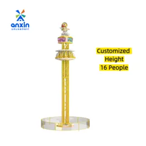 Customizable Height Drop Tower Ride