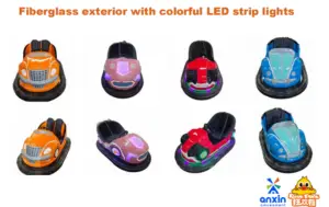 Traditional fiber glass bumper car