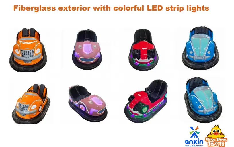 Traditional fiber glass bumper car