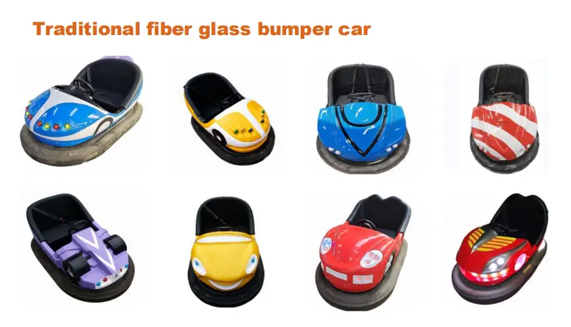 Traditional fiber glass bumper car